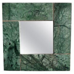 Specchio in marmo verde Regalo di lusso Mobili di design in marmo contemporaneo Meddel