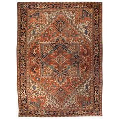 Early 20th Century Heriz Rug