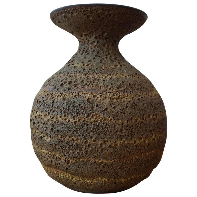 James Lovera Lava Glaze Ceramic Vase For Sale at 1stDibs