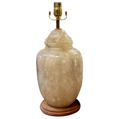 Lámpara vintage de cristal de roca de Brasil