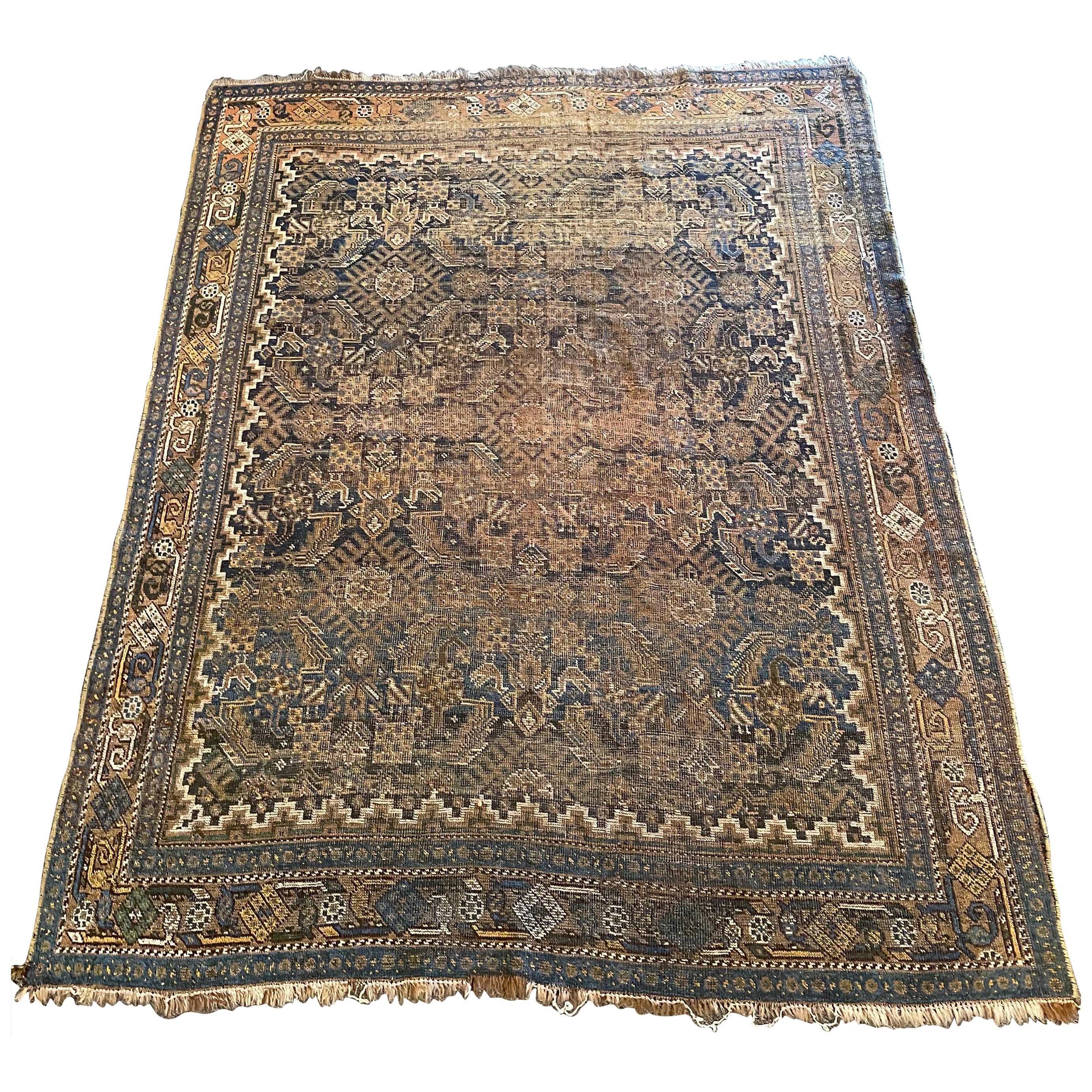 Tapis caucasien ancien, début du 20e siècle en vente