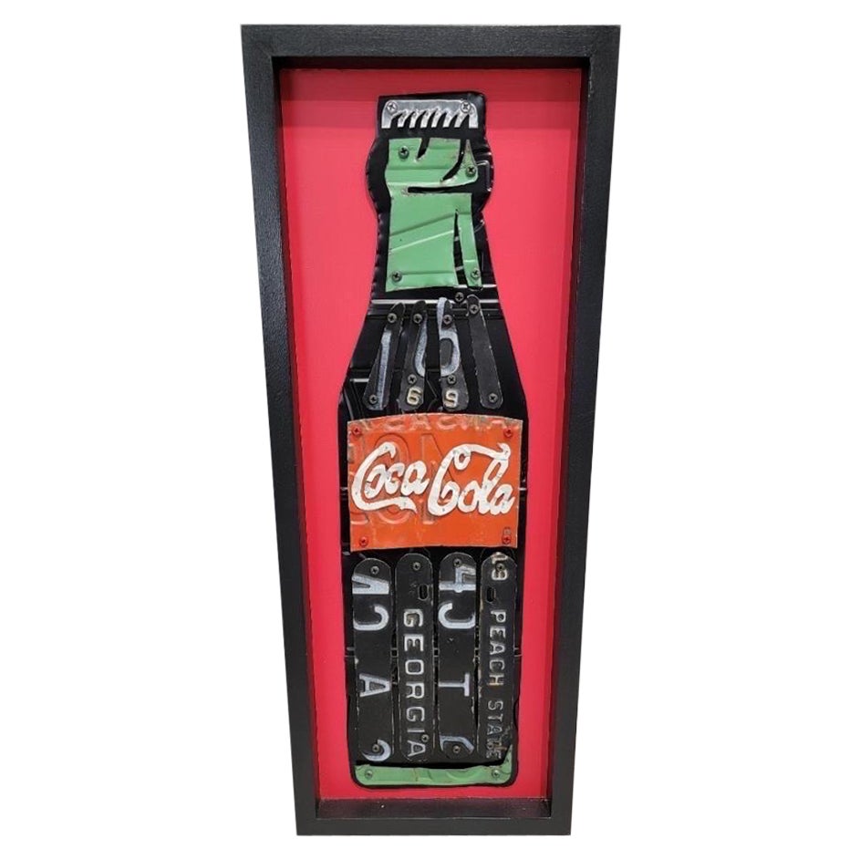 Artista Derek Christensen Targa originale Coca Cola Pop Art