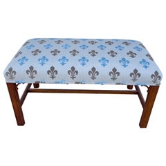 Vintage Chinese Chippendale Style Bench