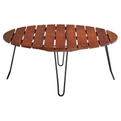 Pipsan Saarinen & J. Robert F. Swanson, Coffee Table, Metal, Pine USA, 1949