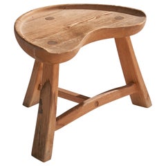 Krogenæs Møbler, Stool, Pine, Norway, 1960s