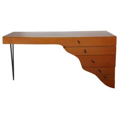 Französischer postmoderner "24-Stunden"-Schreibtisch von Elizabeth de Portzamparc, 1980er Jahre
