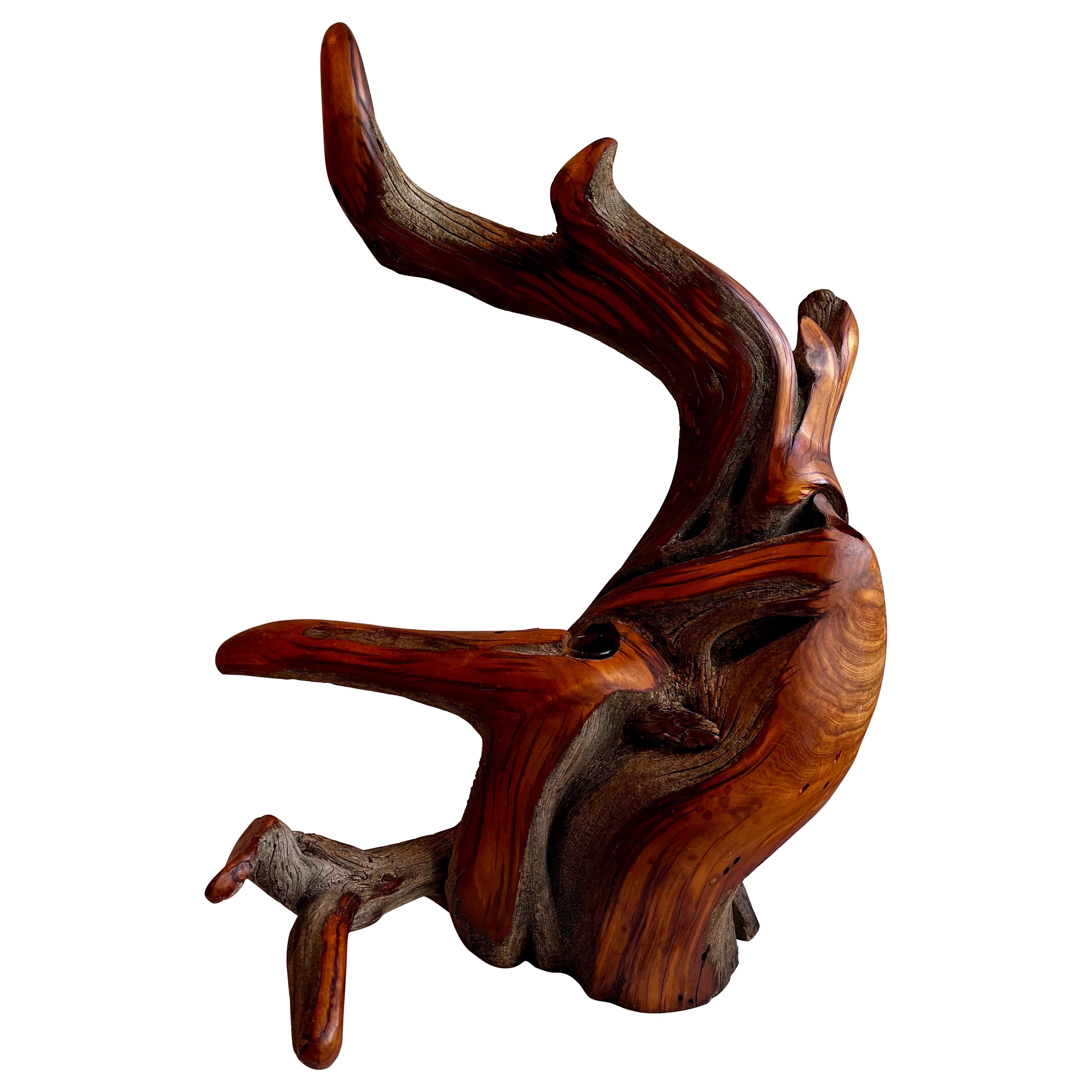 Juniper Wood Bud Vase