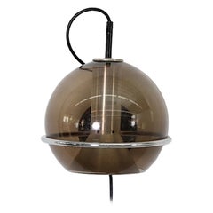 Raak Smoked Glass Globe Adjustable Wall Lamp