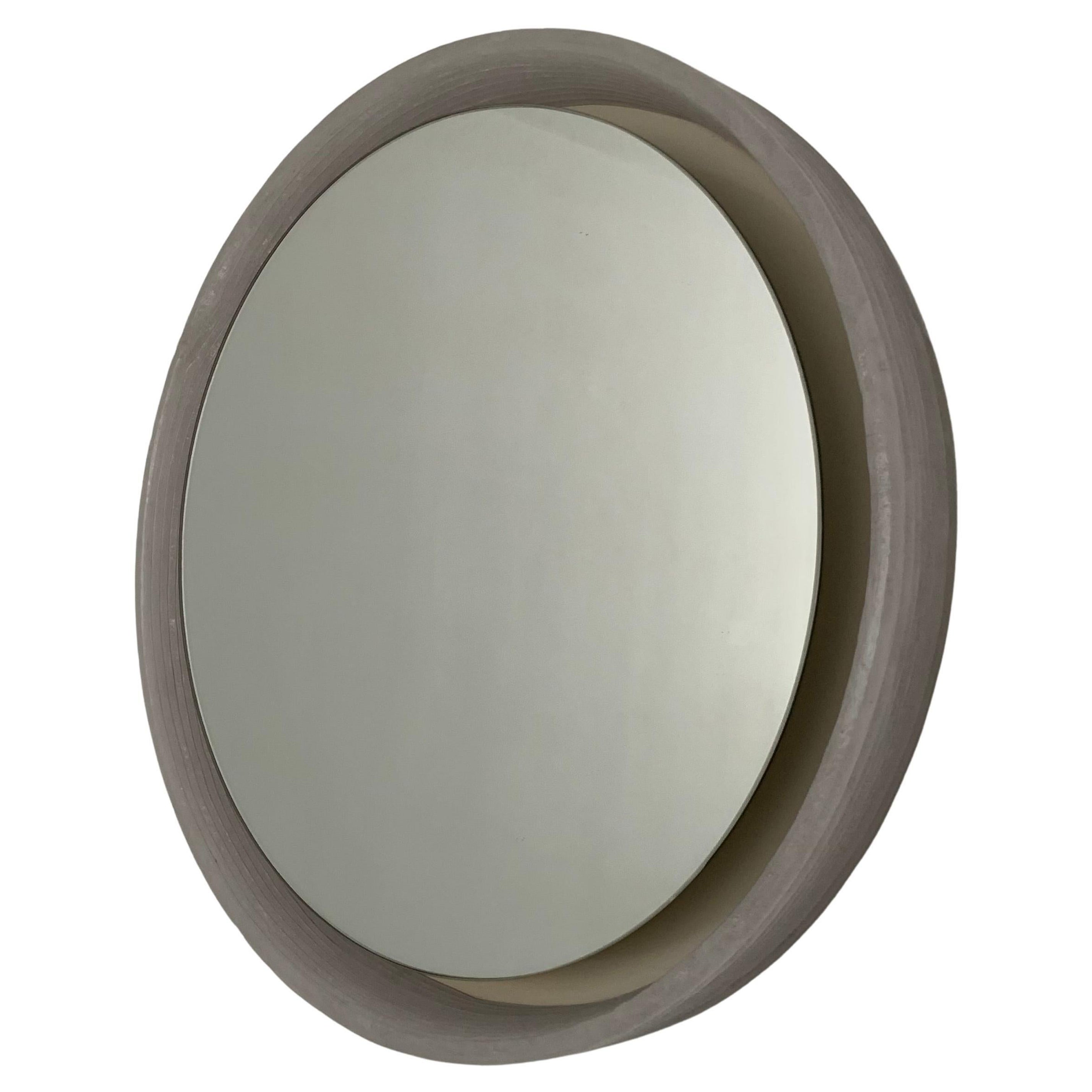 Hillebrand lucite mirror with backlight, 1970’s