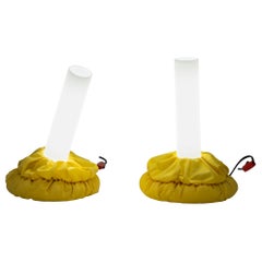 Postmodern Pair of "Cloche" Directable Table Lamps by De Pas D'Urbino Lomazzi