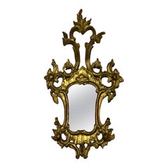 18th Century Venetian Diminutive Gilt Mirror