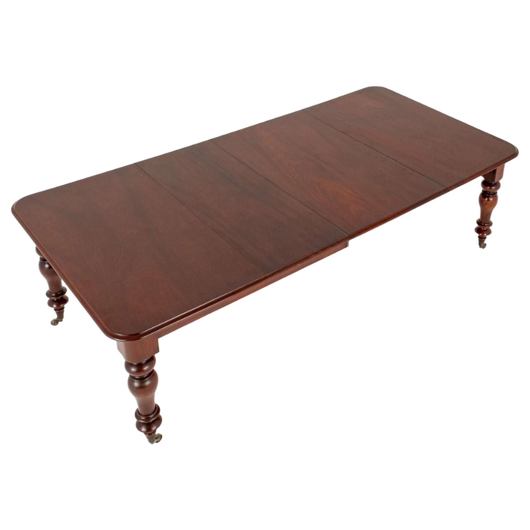 Period Victorian Dining Table Extending Mahogany 1860