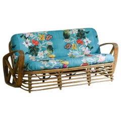 Mid-Century-Bambus-Sofa