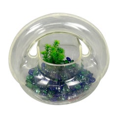 USA Kunststoff-Tisch-Fisch Tank Aqua-Loop Mt. Parnell Fisheries Nosco Plastic 1950er Jahre