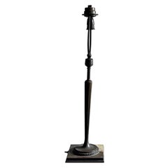 Lampe de table en bronze de Siegfried Wagner, Danemark c. 1900.