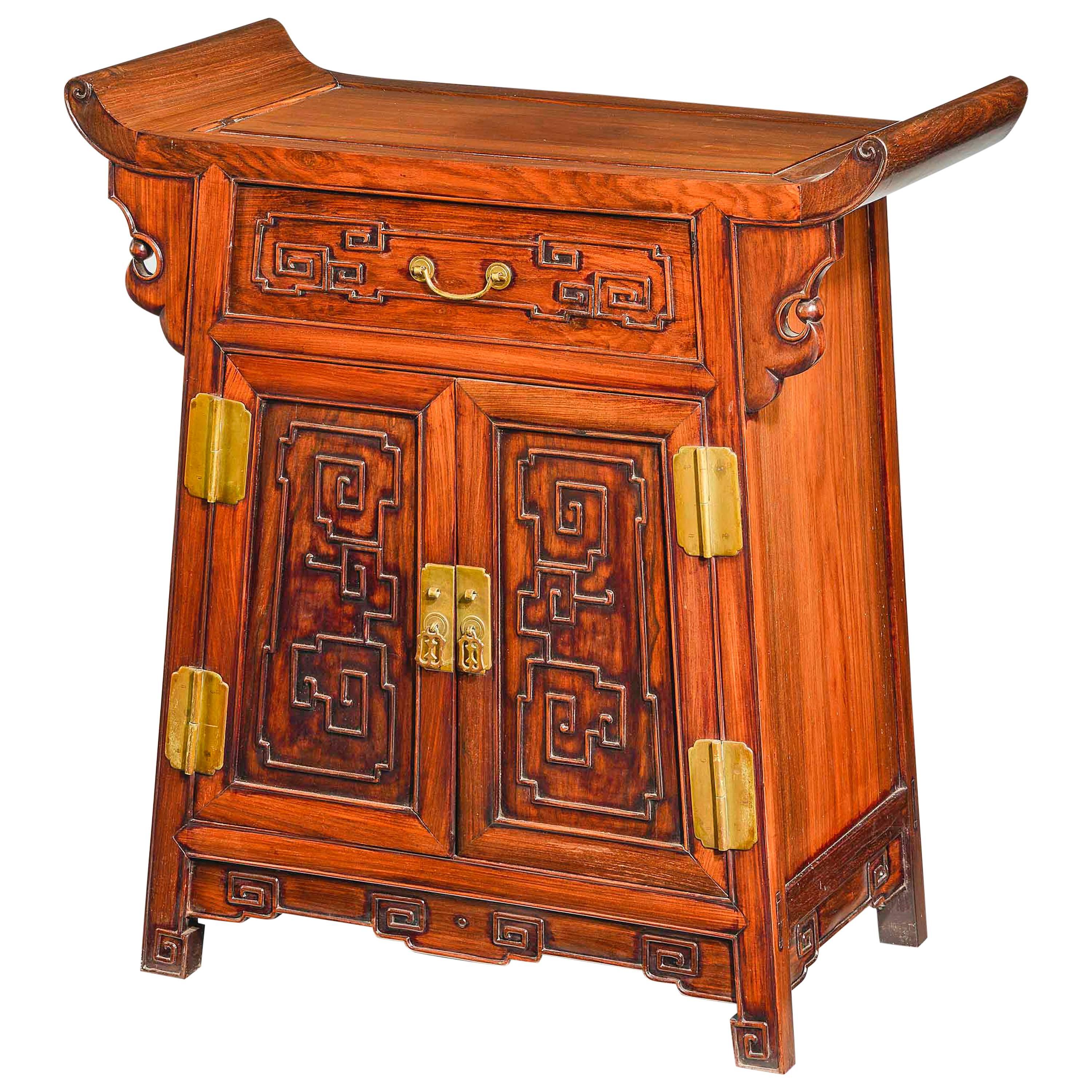 Wonderful Chinese Hardwood Side Cabinet