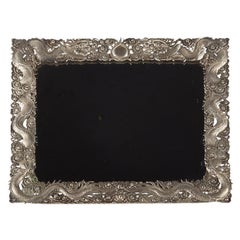 Silver Table Mirror, Art of Asia, 19th Century.