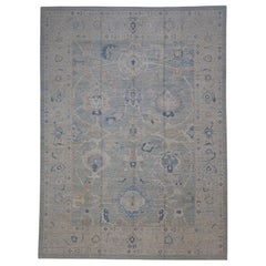 Tapis turc Oushak 11'7" x 15'7" n° 15063