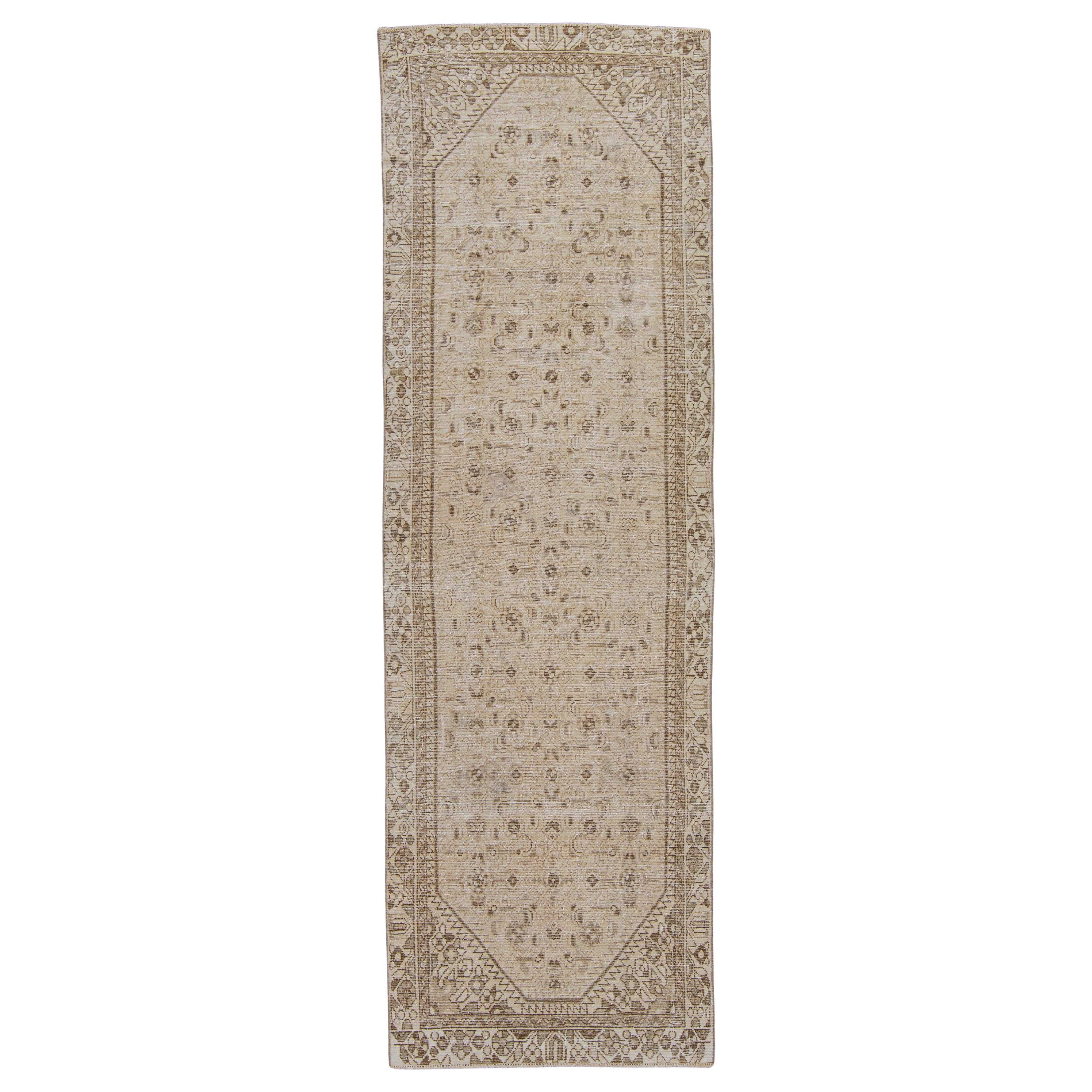 Turkish Vintage Anatolian Rug 3' x 9'3" #6043