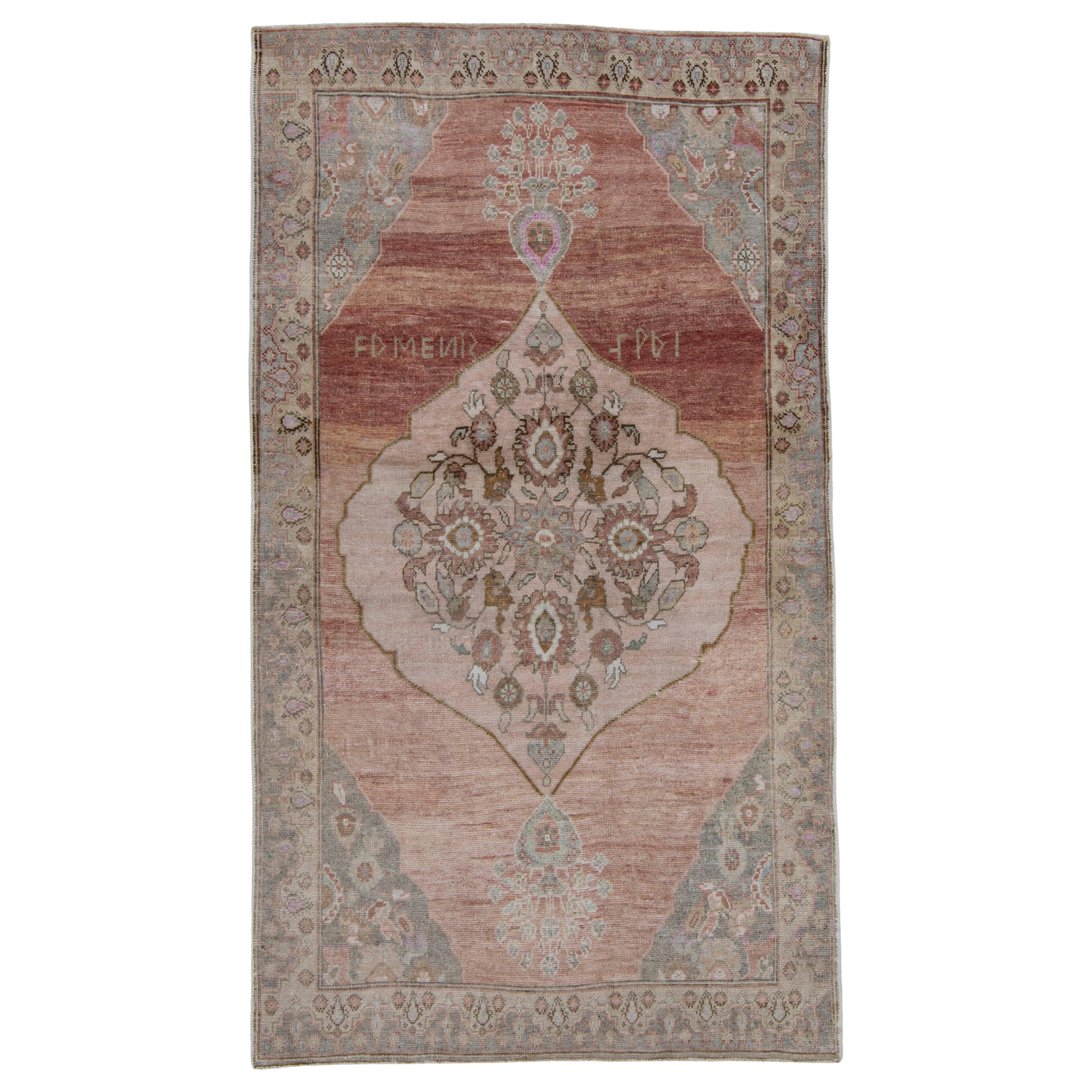 Turkish Vintage Anatolian Rug 4'4" x 7'8" #6021