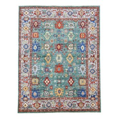 Orientalischer handgeknüpfter Teppich 7'11" x 10'4" #AND9004