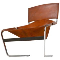 Leather Artifort F444, Pierre Paulin Lounge Chair