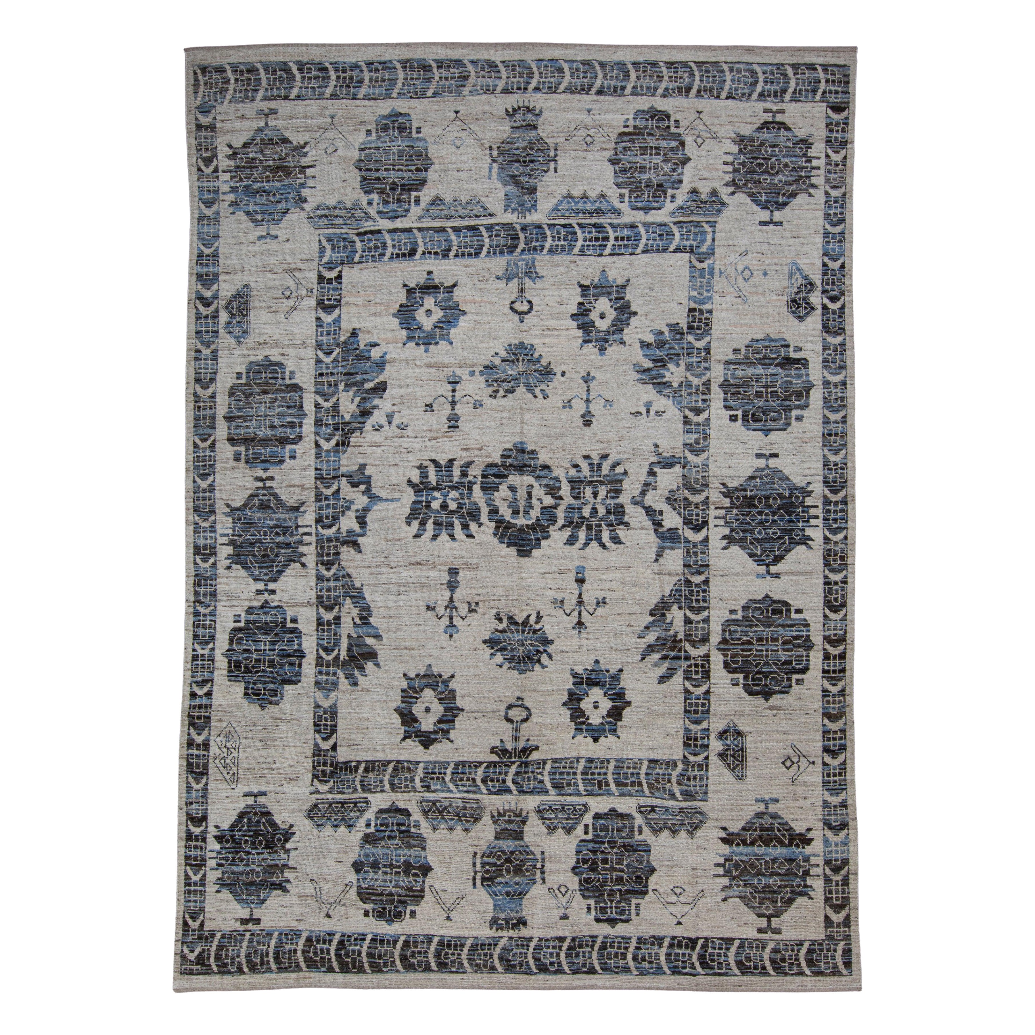 Turkish Oushak Rug 10'1" x 14'3" #AB-7001