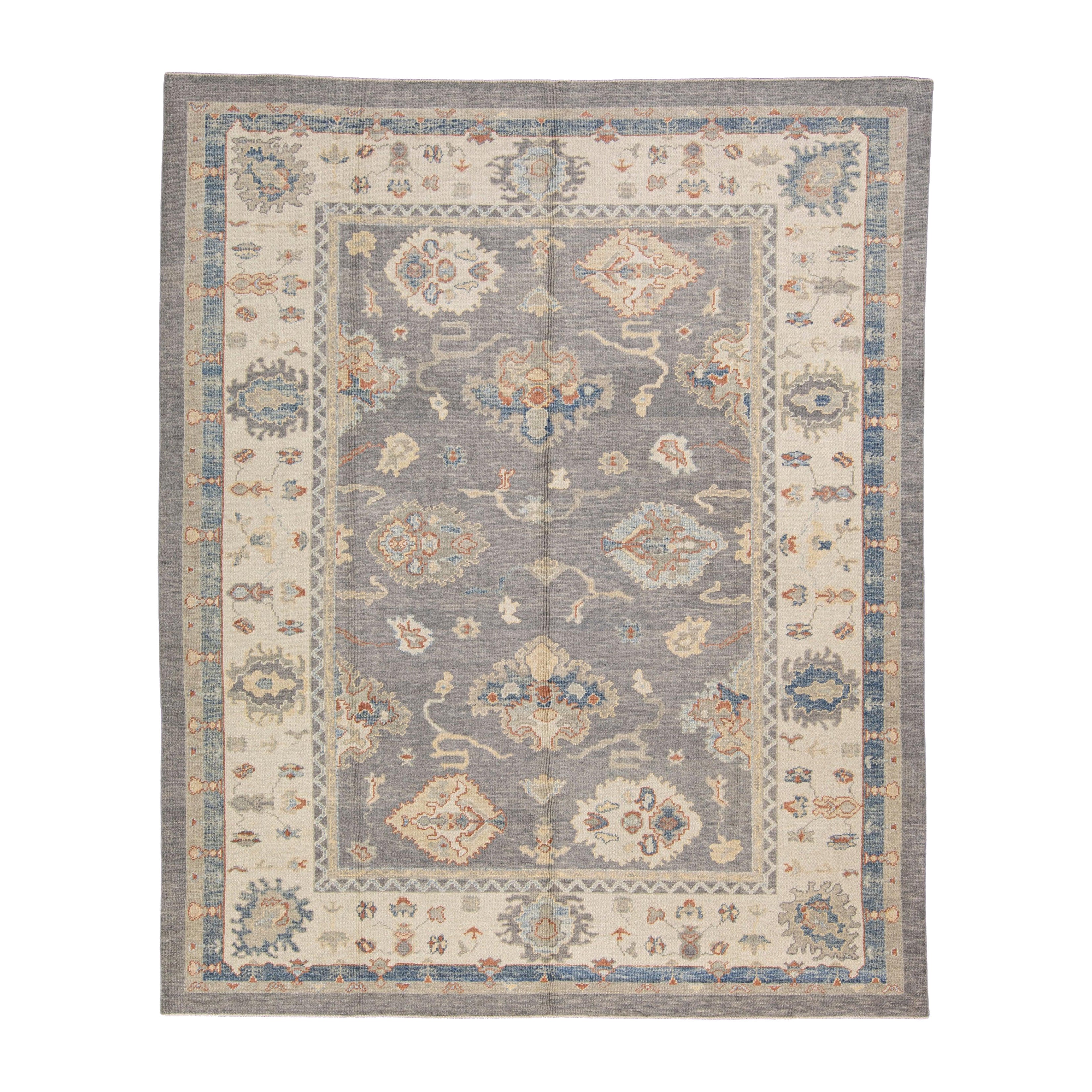 Tappeto Oushak turco 9'7" x 11'8" #7357