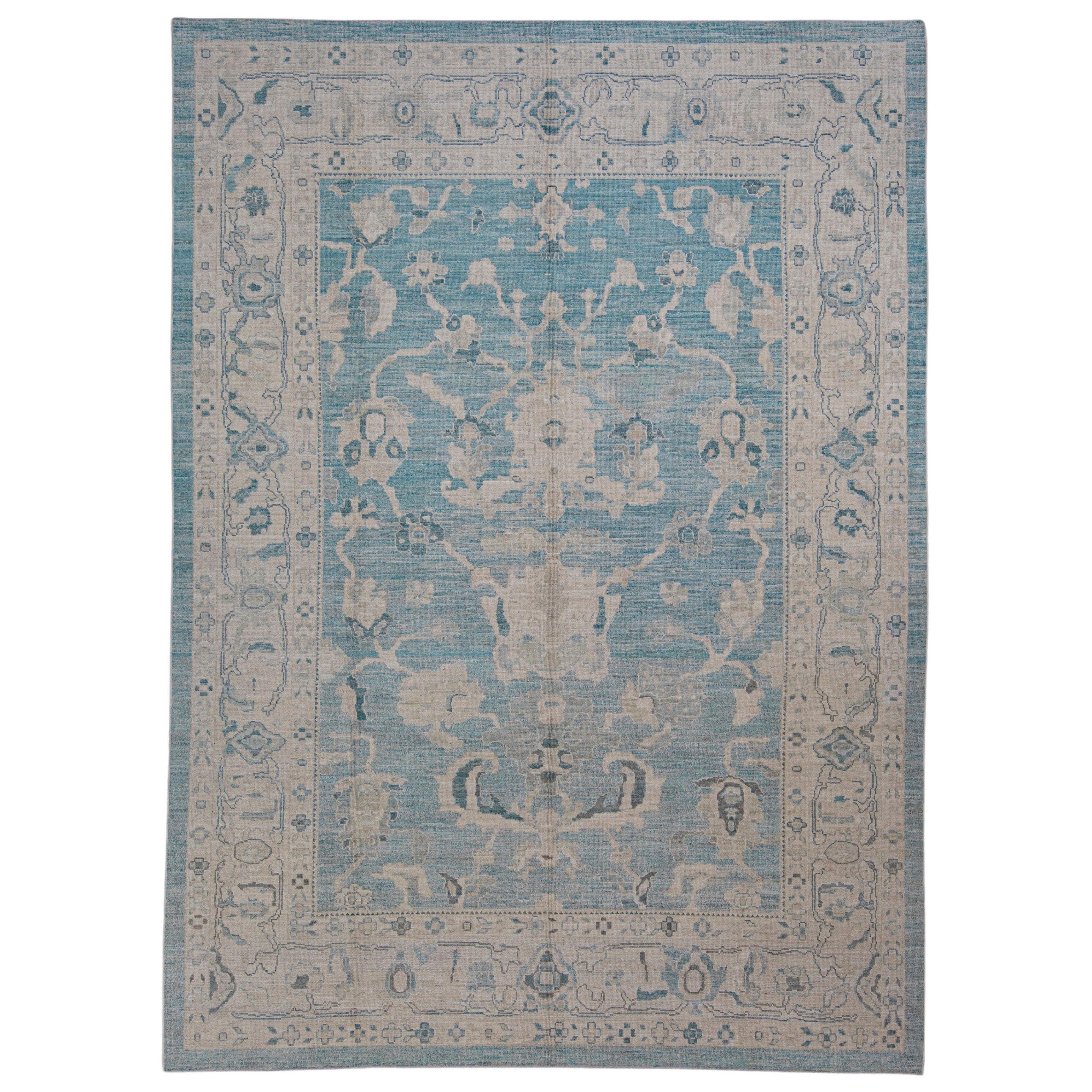Turkish Oushak Rug 9'11" x 13'8" #15092