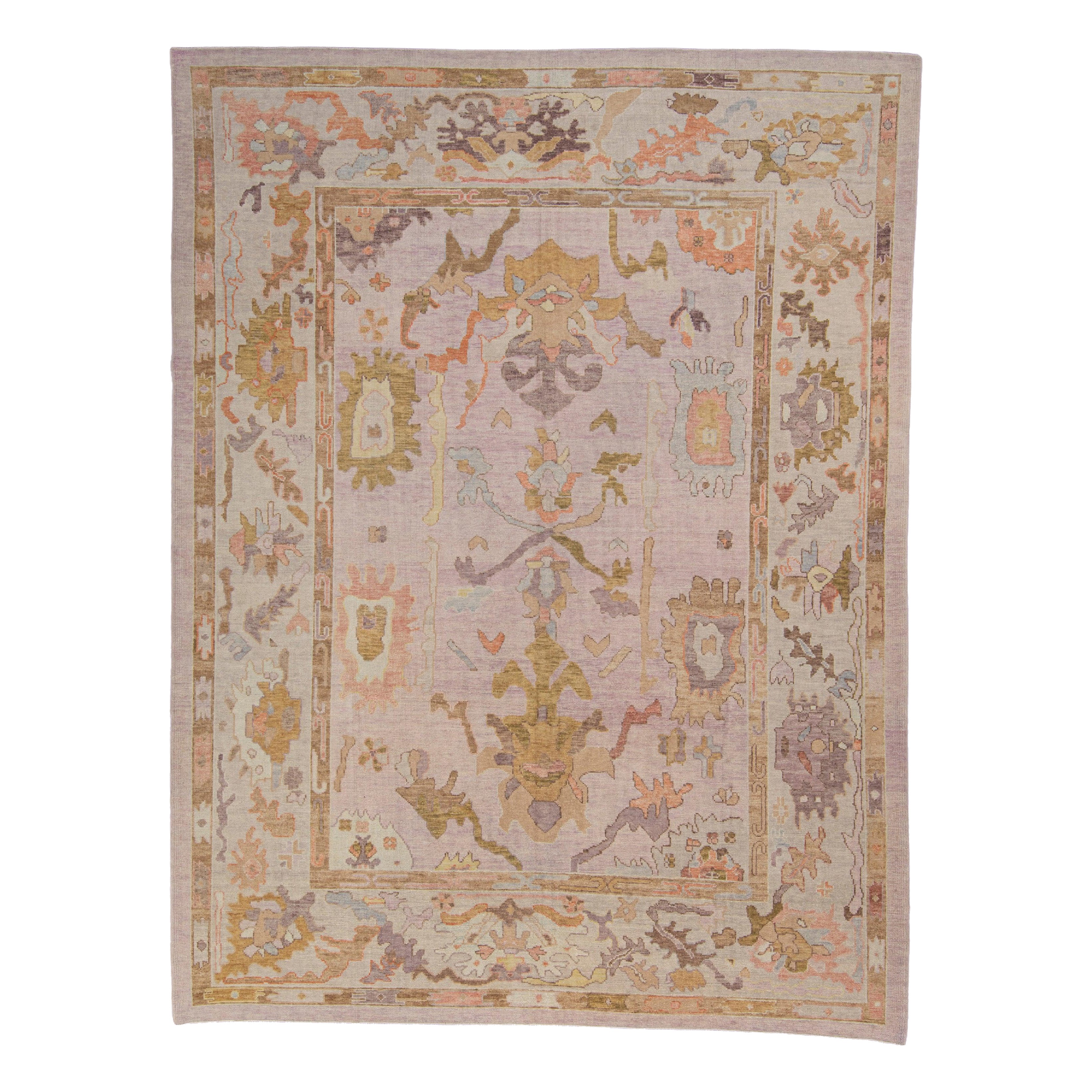 Türkischer Oushak-Teppich 9'2" x 12'2" #2187