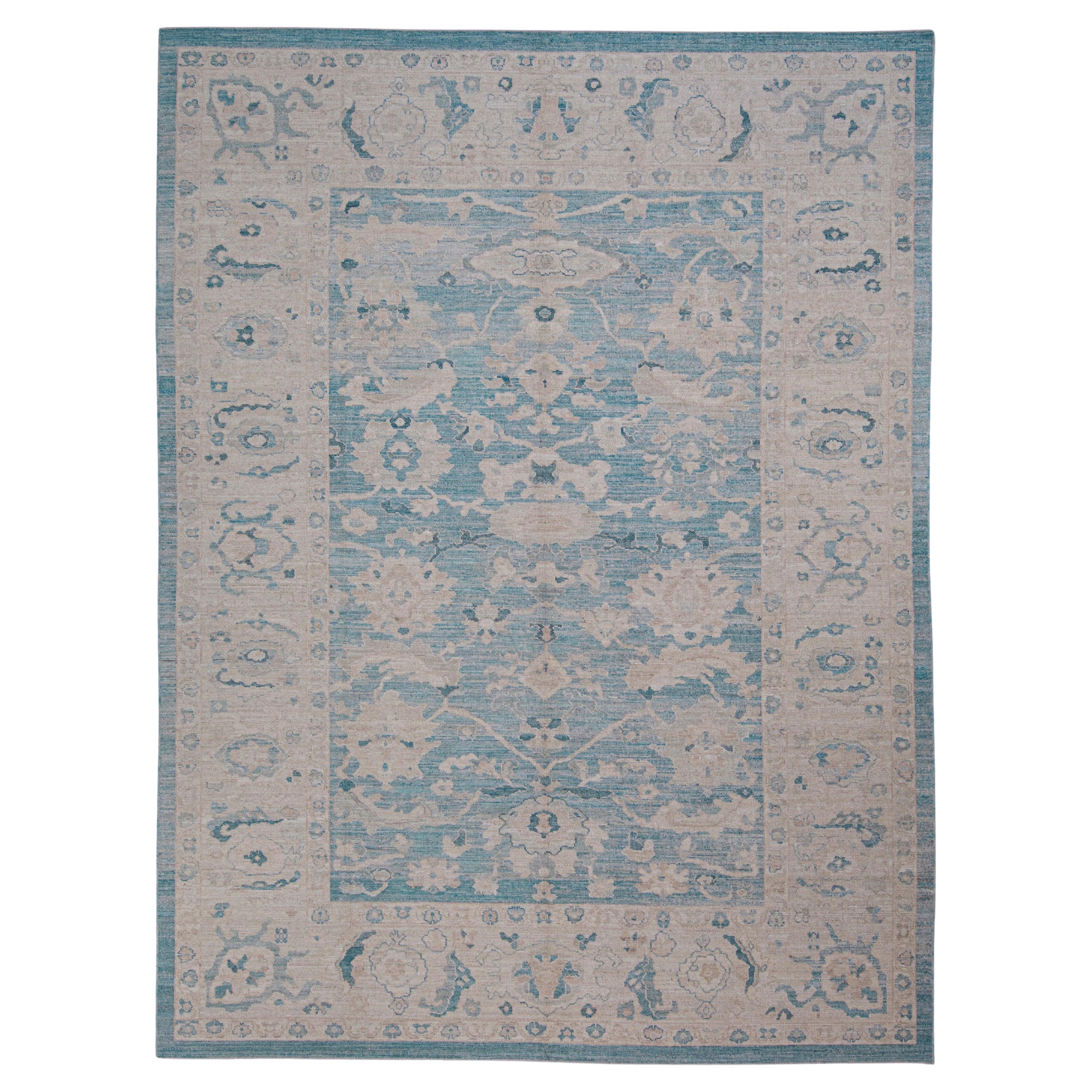 Turkish Oushak Rug 10'6" x 14' #15037