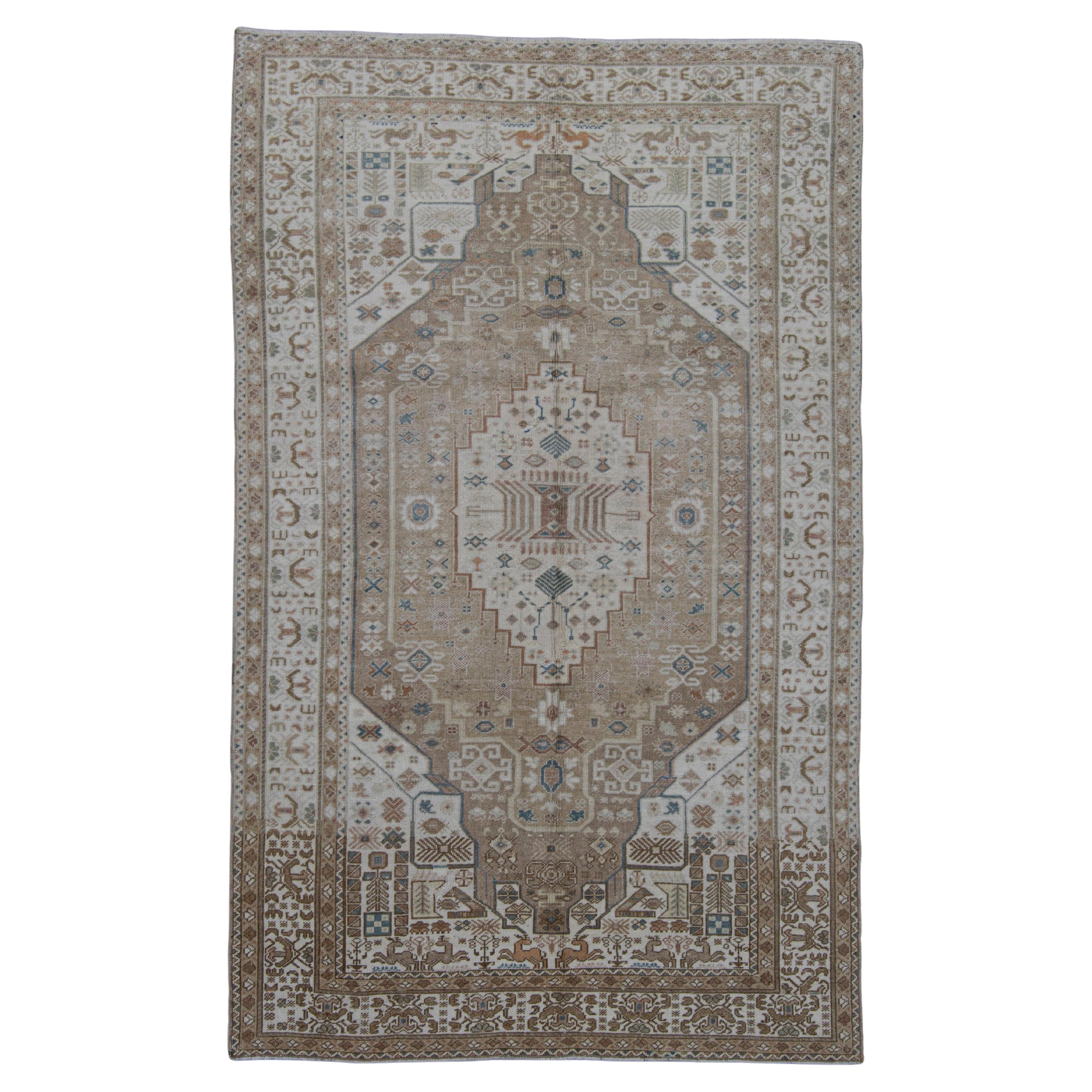 Turkish Vintage Anatolian Rug 5'4" x 8'8" #6006