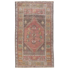 Turkish Vintage Anatolian Rug 4' x 6'9" #6057