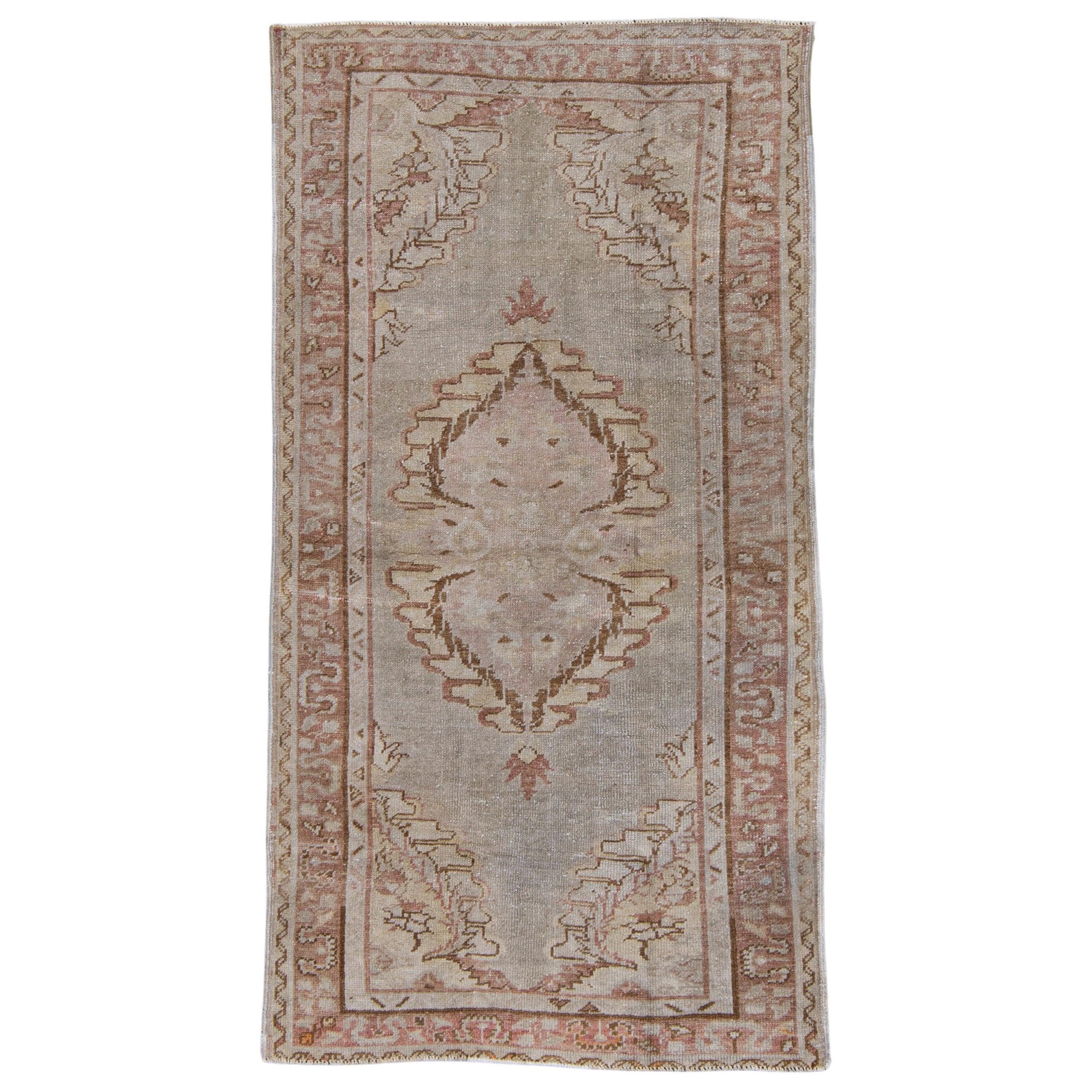 Turkish Vintage Anatolian Rug 3'3" x 6' #6055