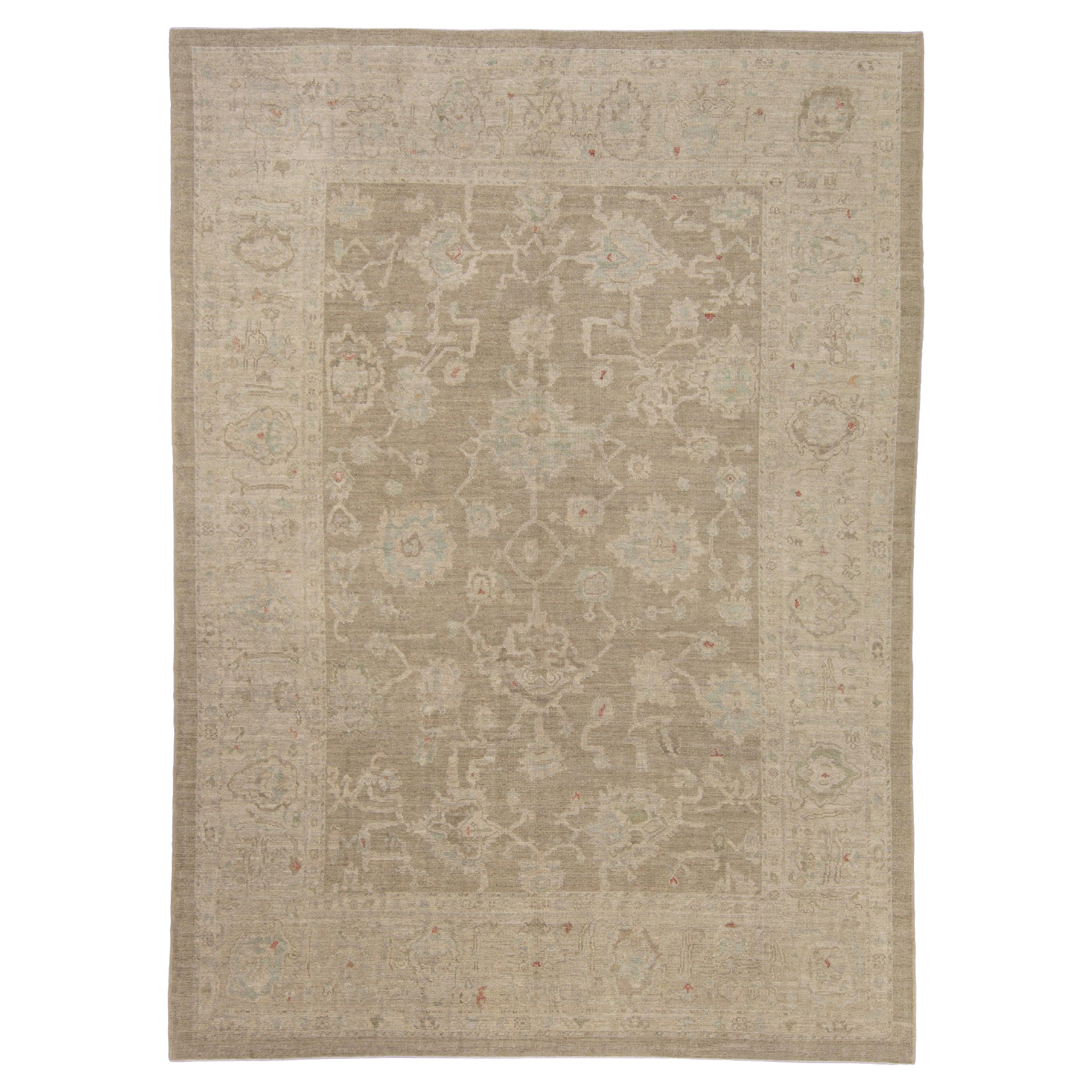 Turkish Oushak Rug 9' x 12'5" #5024