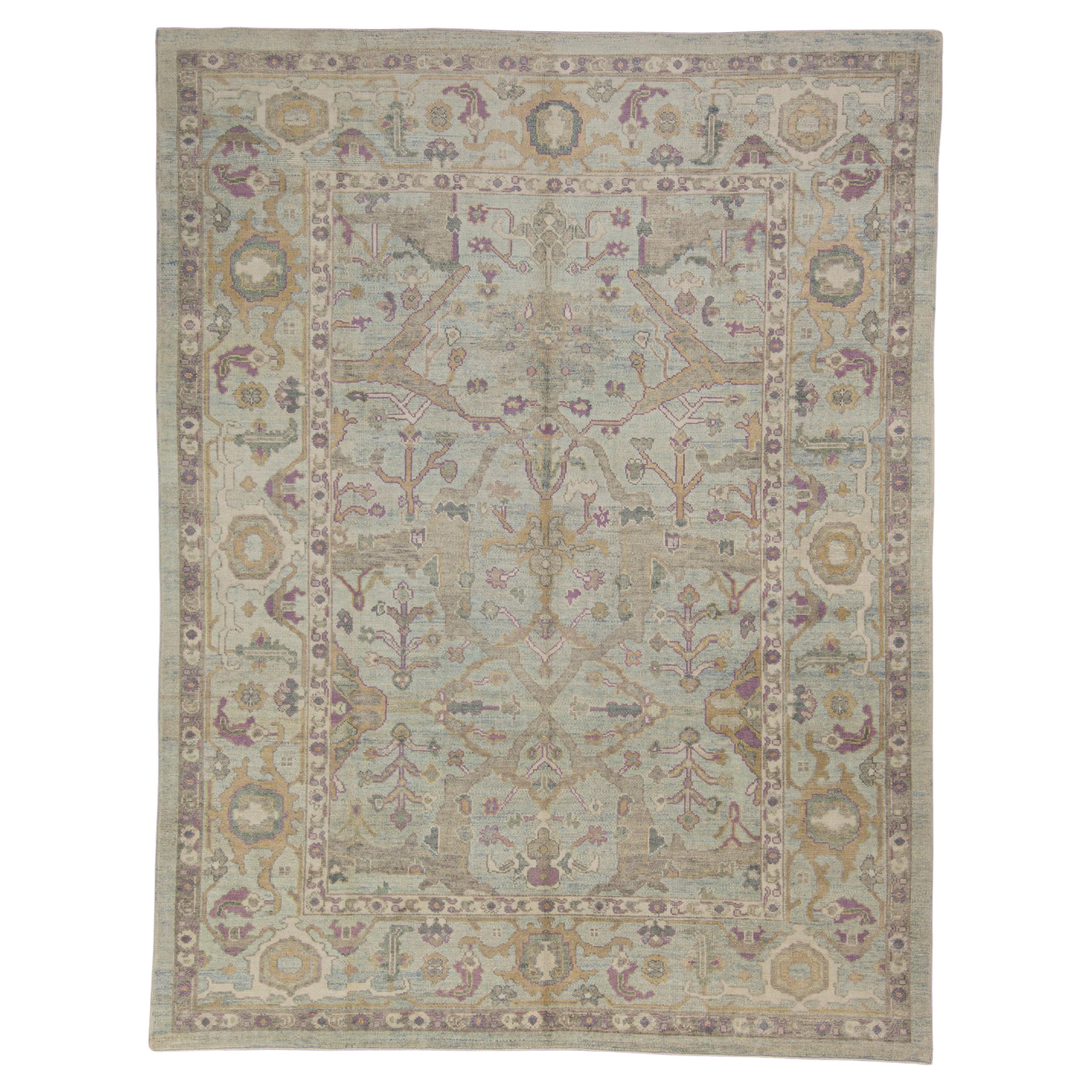 Turkish Oushak Rug 9'4" x 12'3" #3172