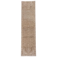 Türkischer Anatolischer Vintage-Teppich 3'3" x 12'3" #6013