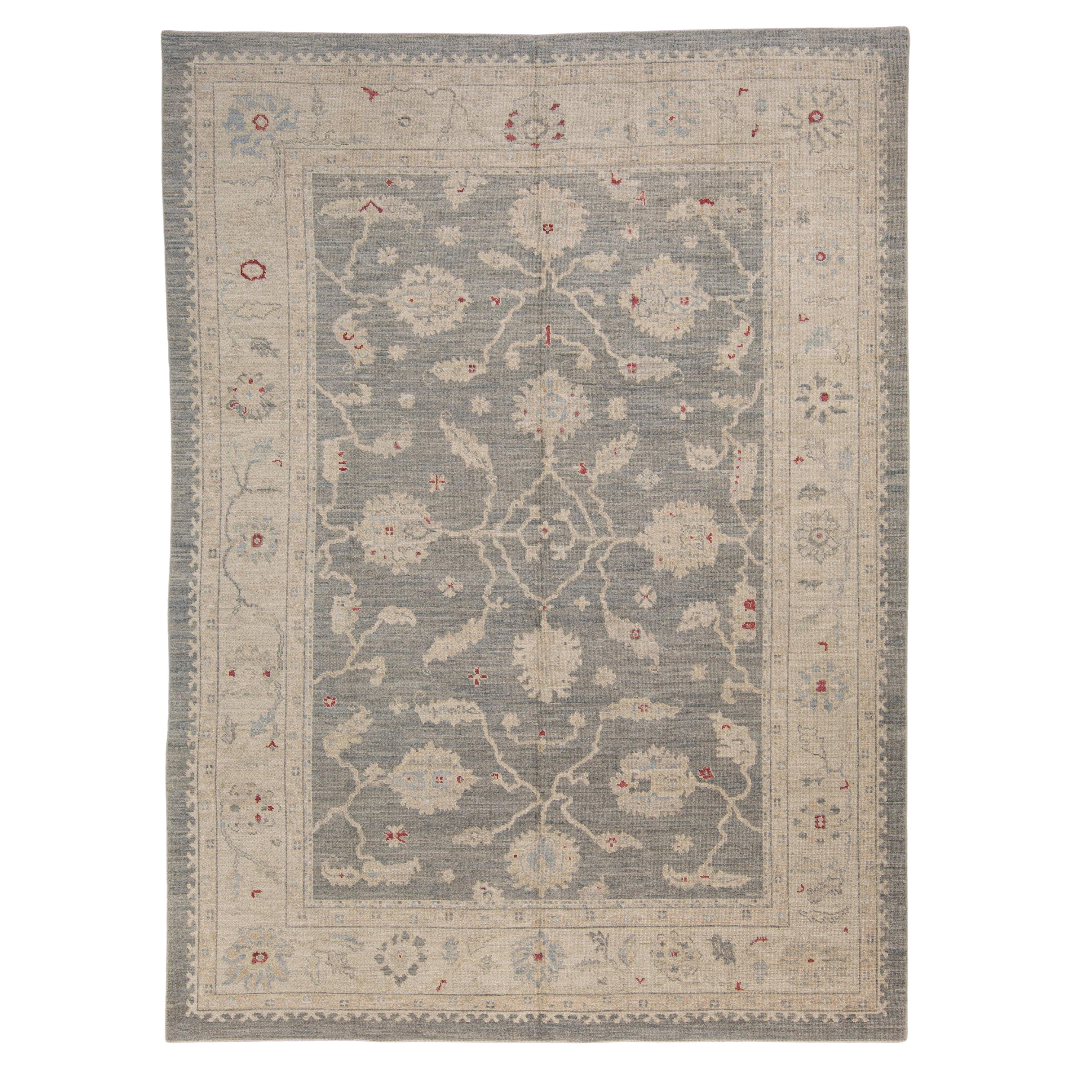 Tapis turc Oushak 9'5" x 12'9" n°2522