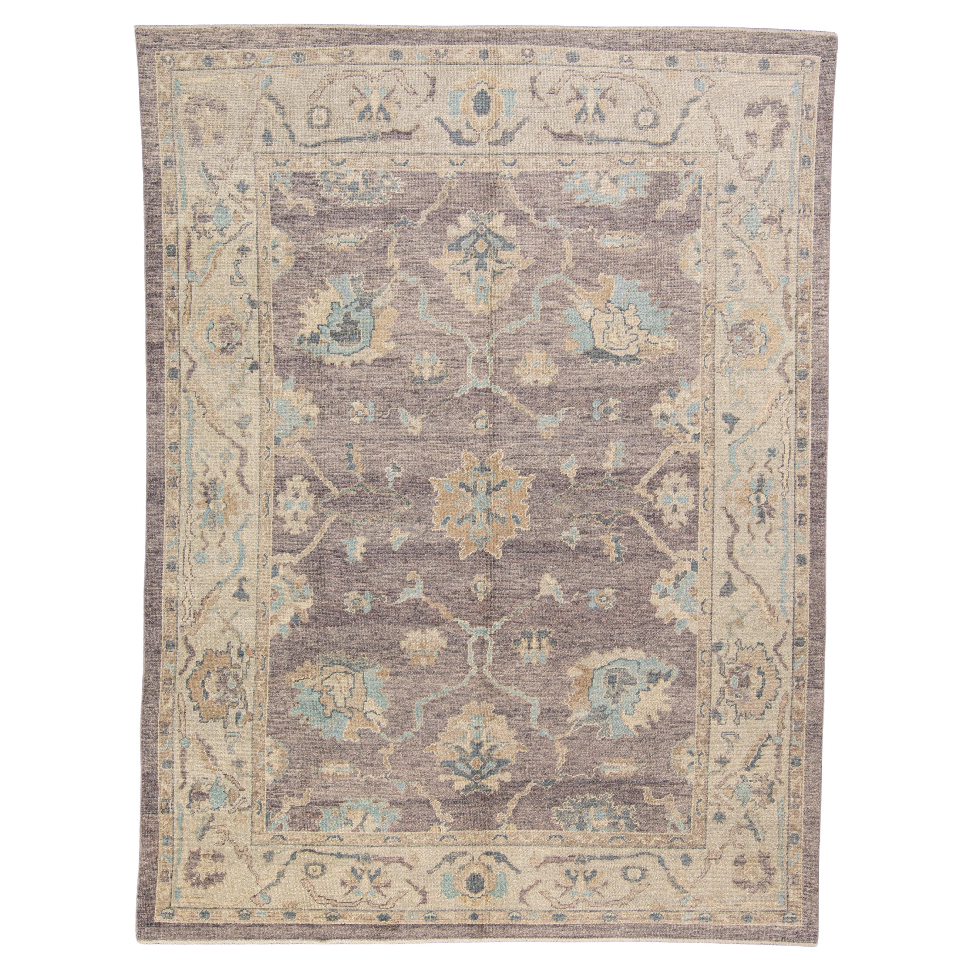 Turkish Oushak Rug 8'10" x 11'9" #1529