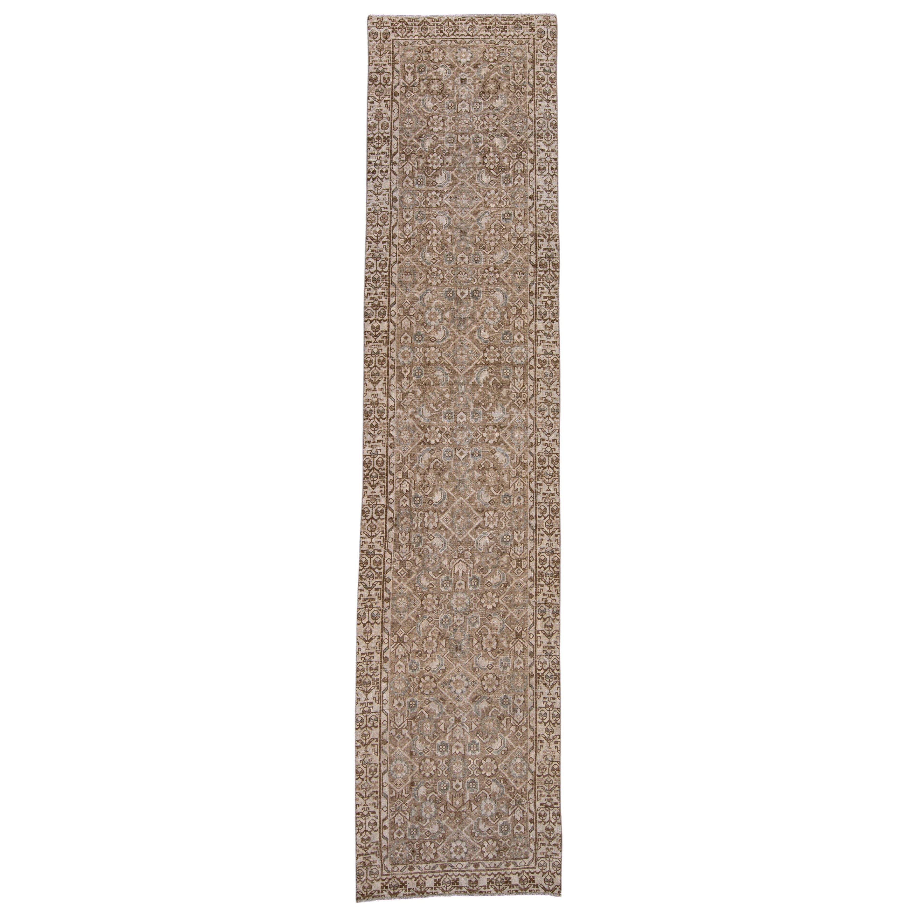 Türkischer Anatolischer Vintage-Teppich 3' x 12'9" #6050