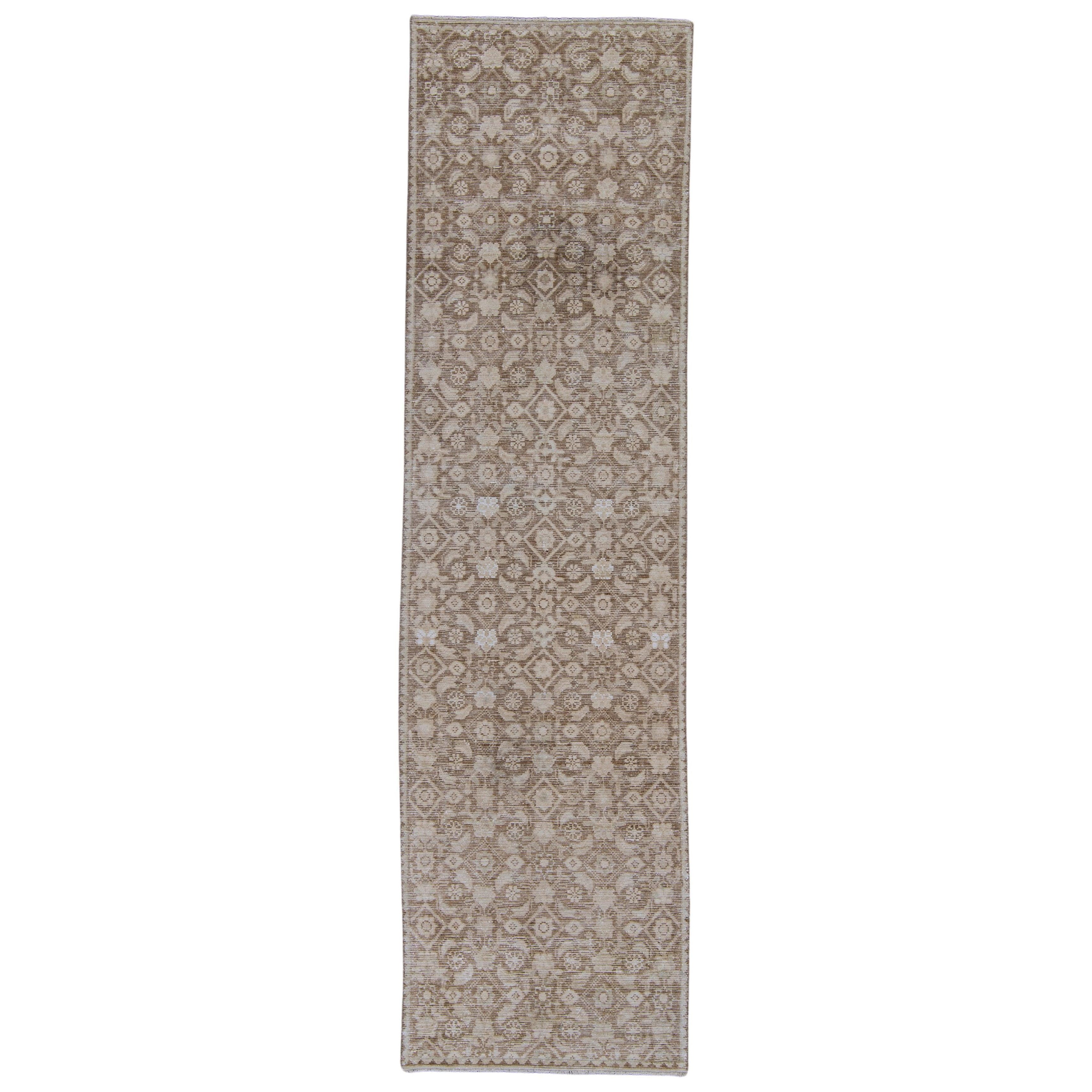 Tapis turc vintage d'Anatolie 2'5" x 8'11" n° 6008
