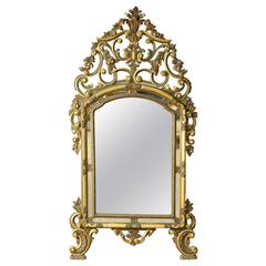 20th Century Lacquered and Gilded Mirror 11