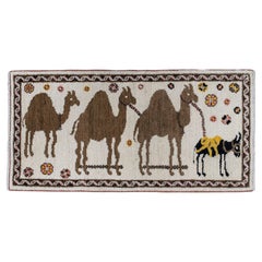 Turkish Old Wool Oushak Rug 2'9" x 3'6" #12211
