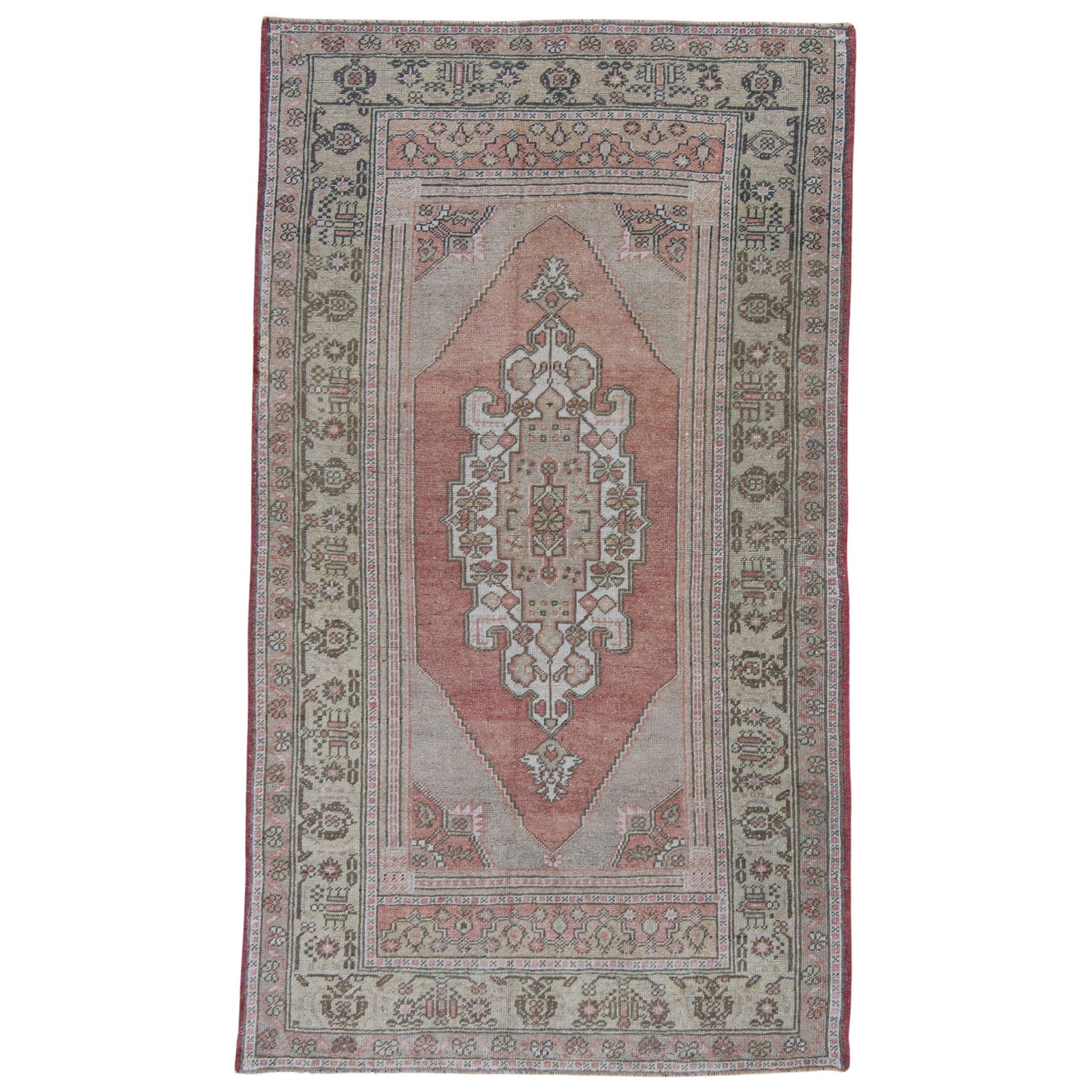 Alfombra Anatolia Vintage Turca 3'11" x 6'11" #6037