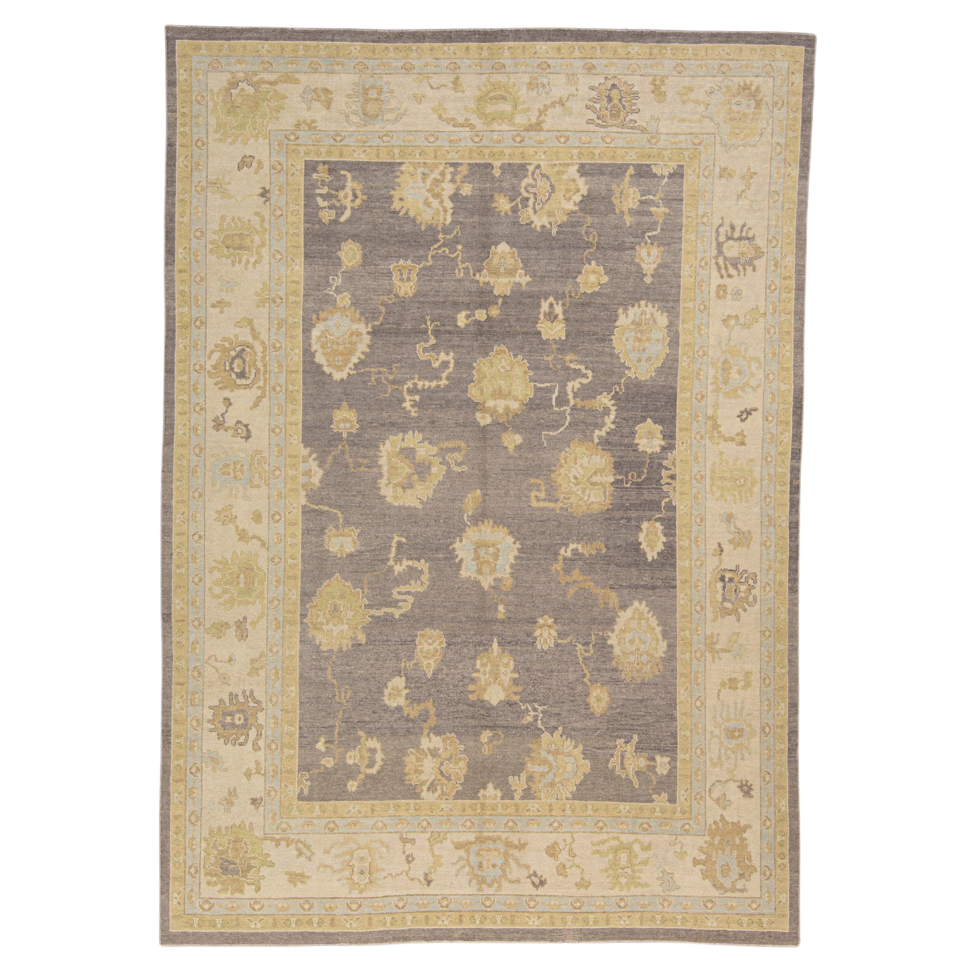 Turkish Oushak Rug 8'9" x 12'6" #1509