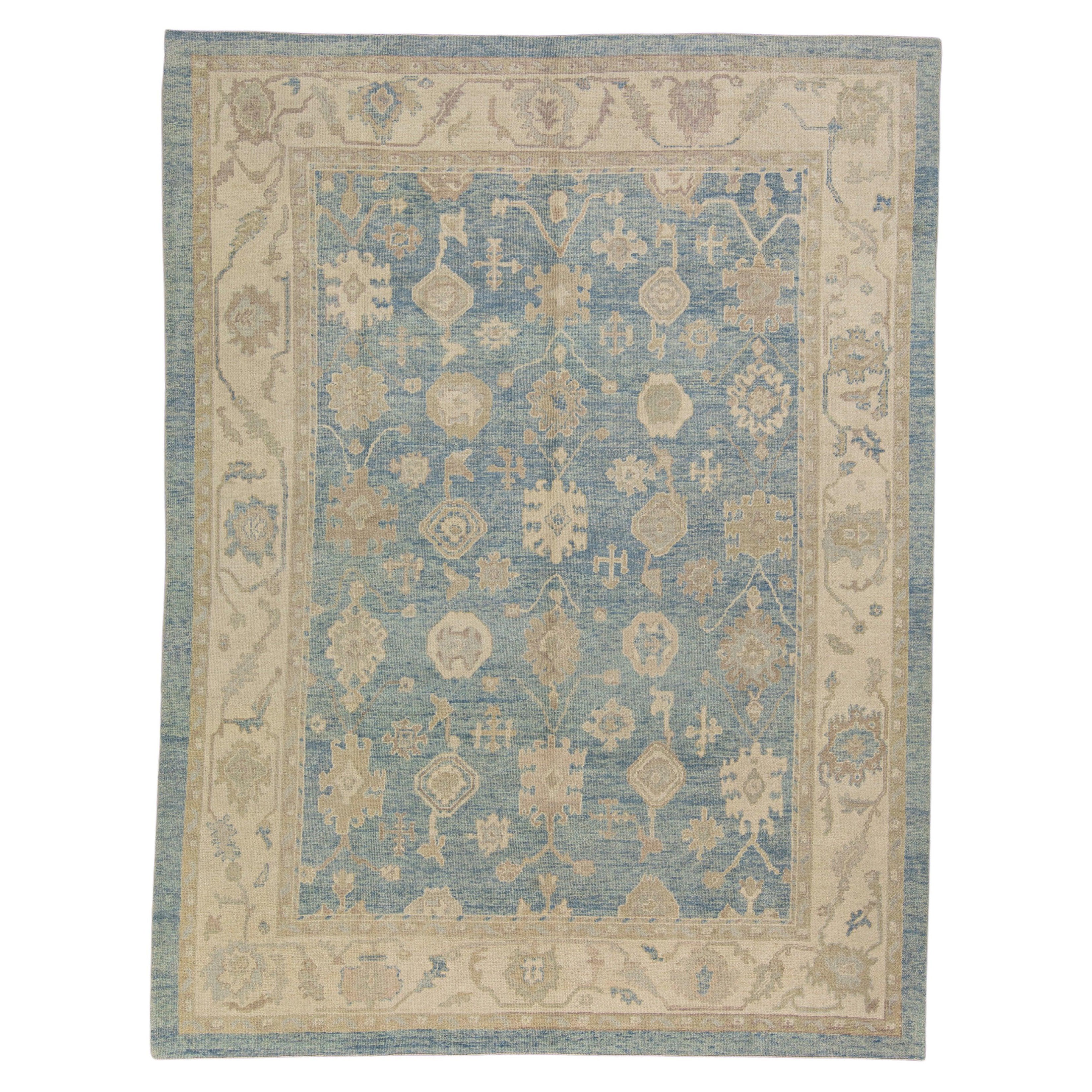 Turkish Oushak Rug 9'2" x 12'1" #6298
