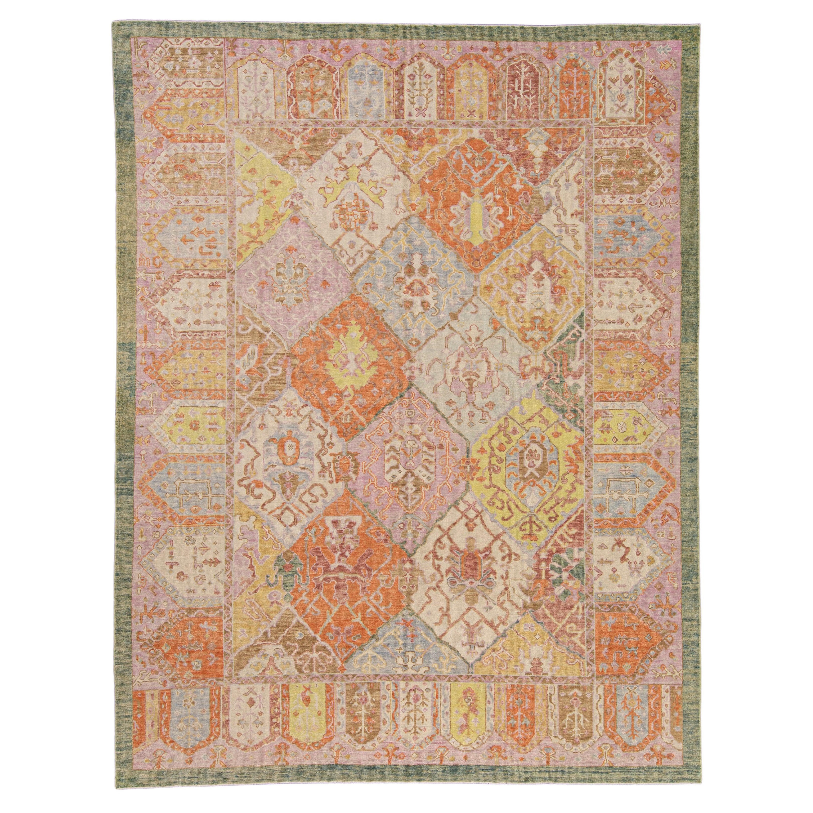 Turkish Oushak Rug 9' x 11'9" #167