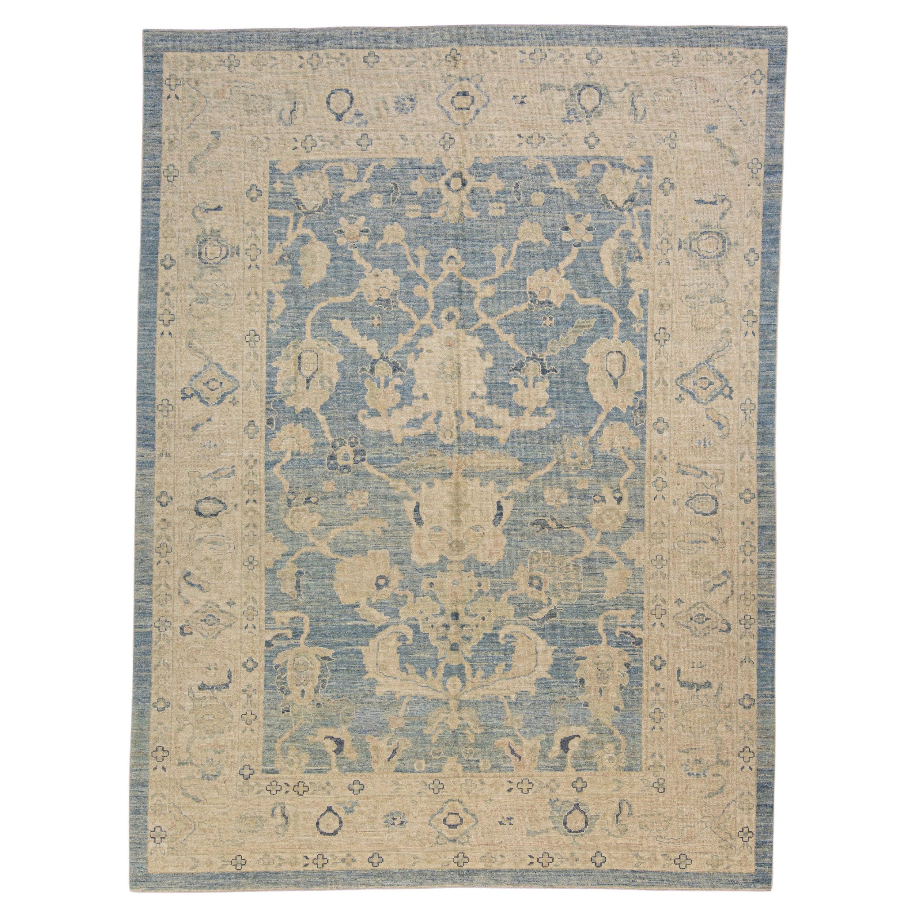 Türkischer Oushak-Teppich 9'2" x 12'3" #15090