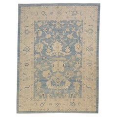 Tappeto Oushak turco 9'2" x 12'3" #15090