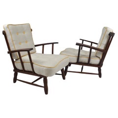 Fauteuils du milieu du siècle, ensemble de 2, années 1950